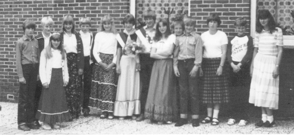 Schützenverein Börgermoor - Kinderkönig 1981 - Thomas Kordes - Stefanie Lünswilken