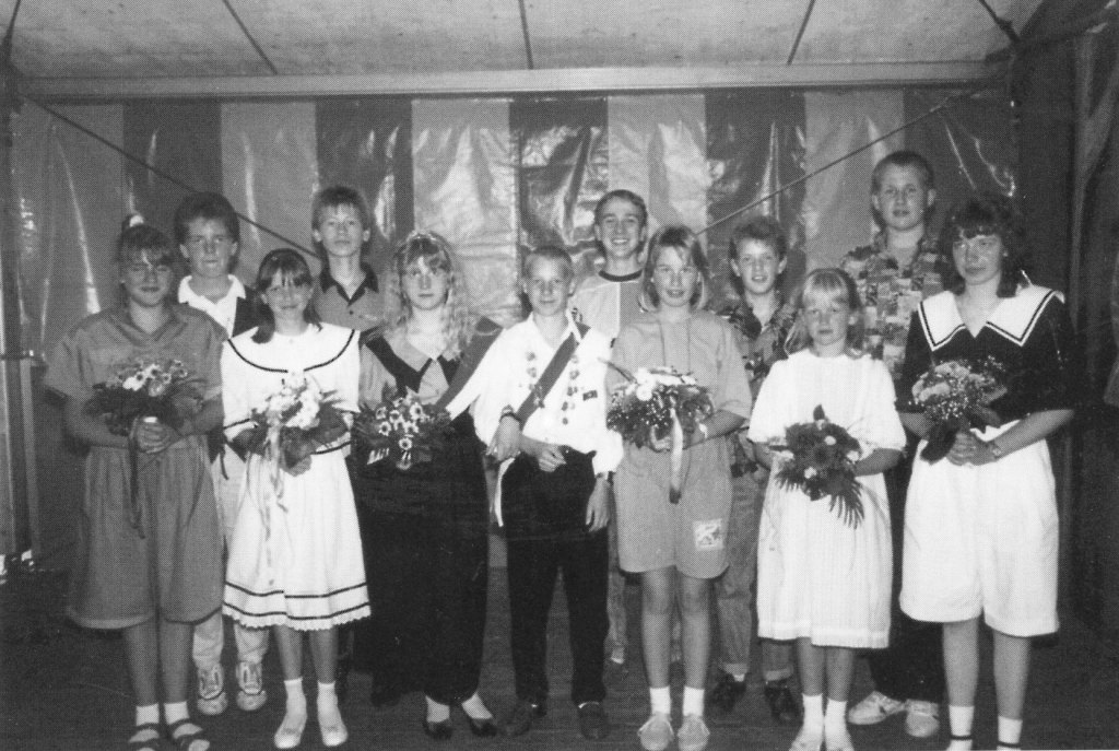 Schützenverein Börgermoor - Kinderkönig 1990 - Michael de Grave - Anke Henseleit